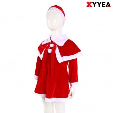 XYYEA Christmas Boys and Girls Cosplay Santa Claus Costume