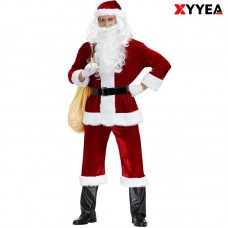 XYYEA Adult Large Size Santa Claus Cosplay Costume
